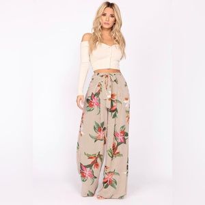 Thailand Floral Woven Pants